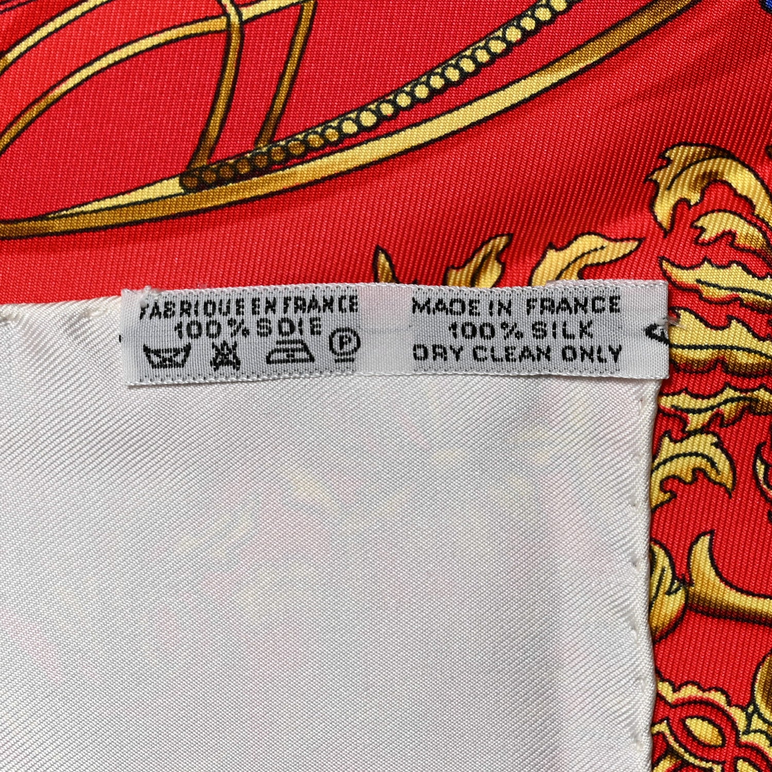 Hermes Silk Selles A Housse Scarf 90 5 of 5