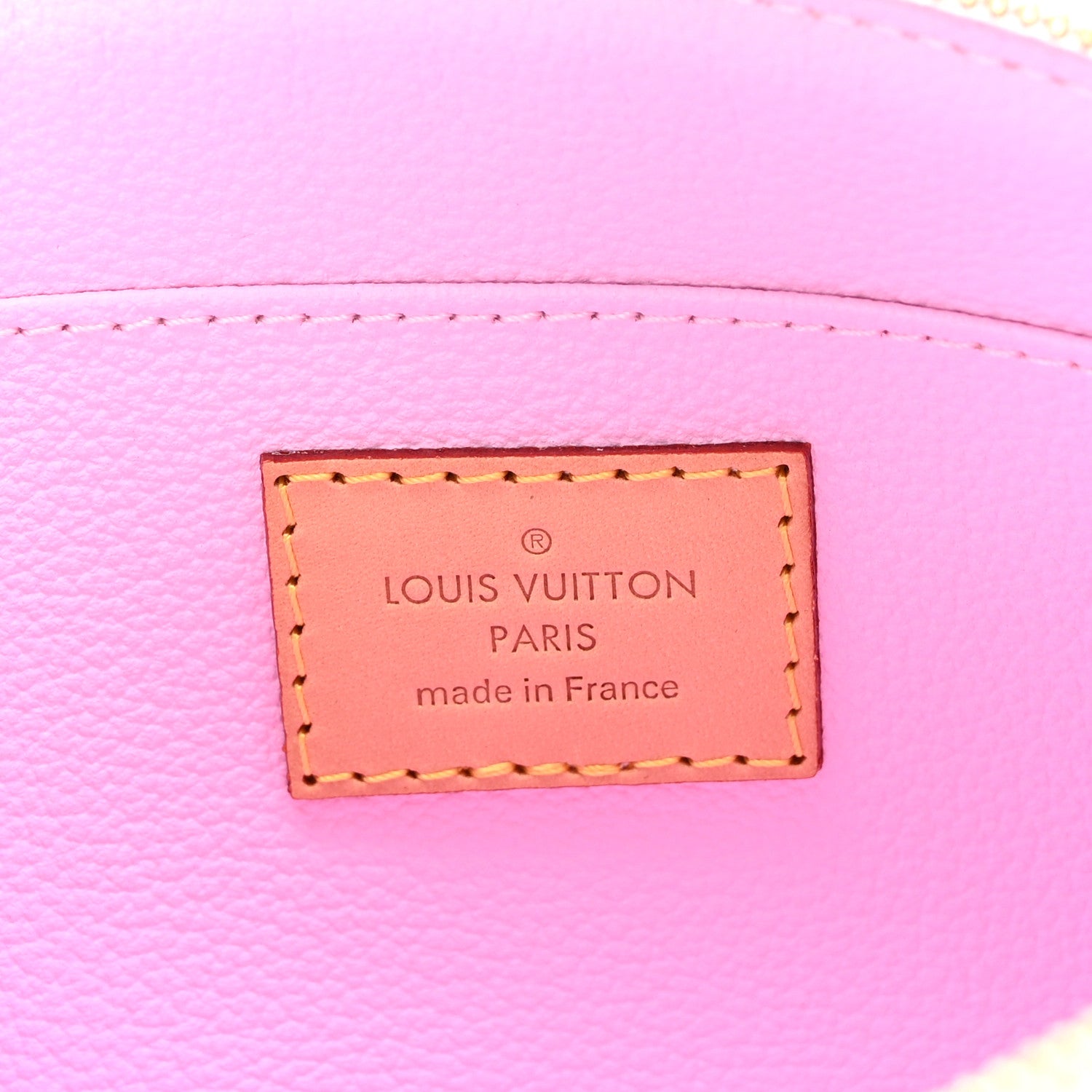 Louis Vuitton Monogram Multicolor Cosmetic Pouch White Litchi 6 of 6