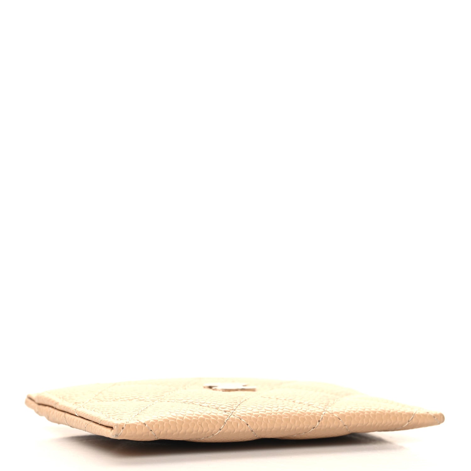 Chanel Caviar Quilted Card Holder Beige 4 of 9