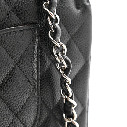 Chanel Caviar Quilted Medium Double Flap Black 12 of 13