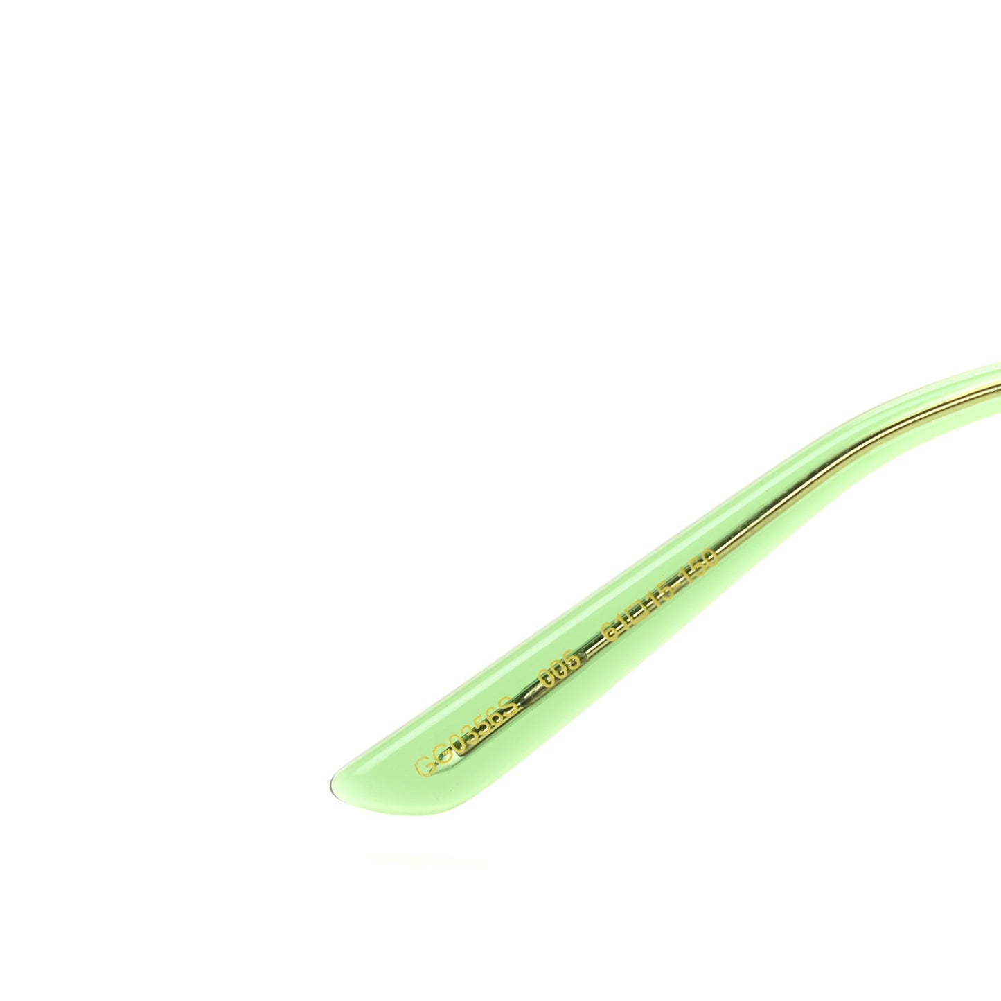 Metal Aviator Sunglasses GG0356S Green