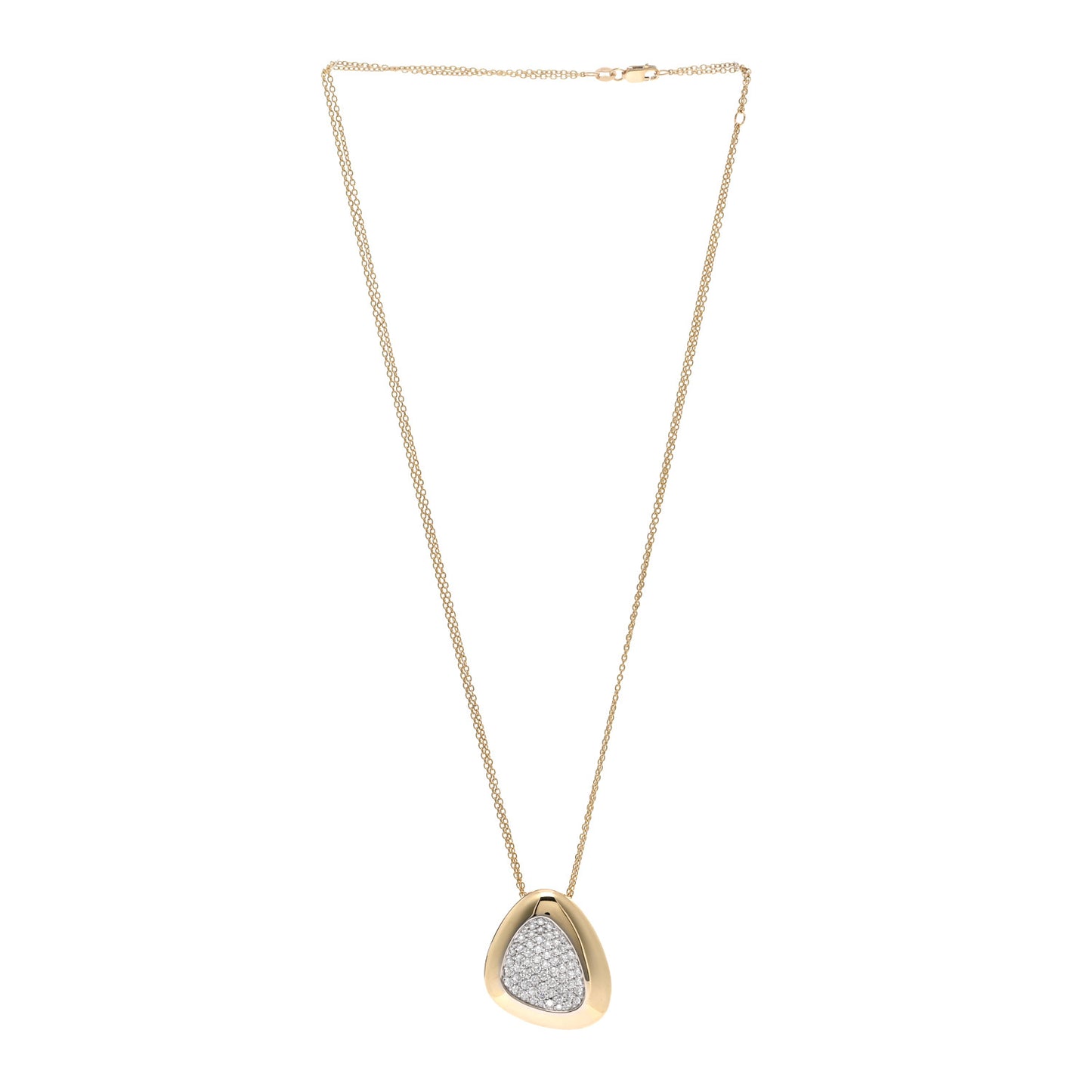 18K Yellow Gold Diamond Capri Plus Pendant Necklace