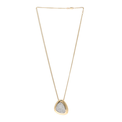Roberto Coin 18K Yellow Gold Diamond Capri Plus Pendant Necklace 3 of 4
