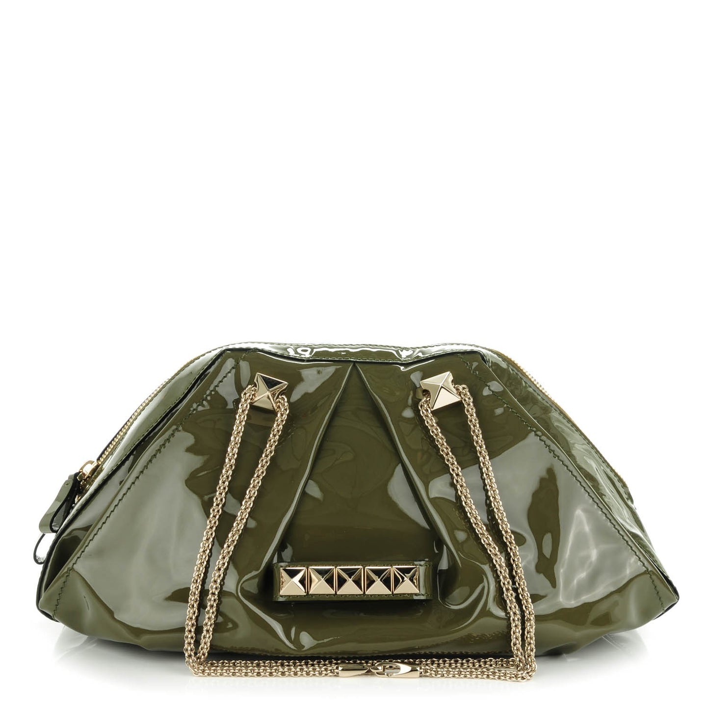 Patent Va Va Voom Shoulder Bag Vert