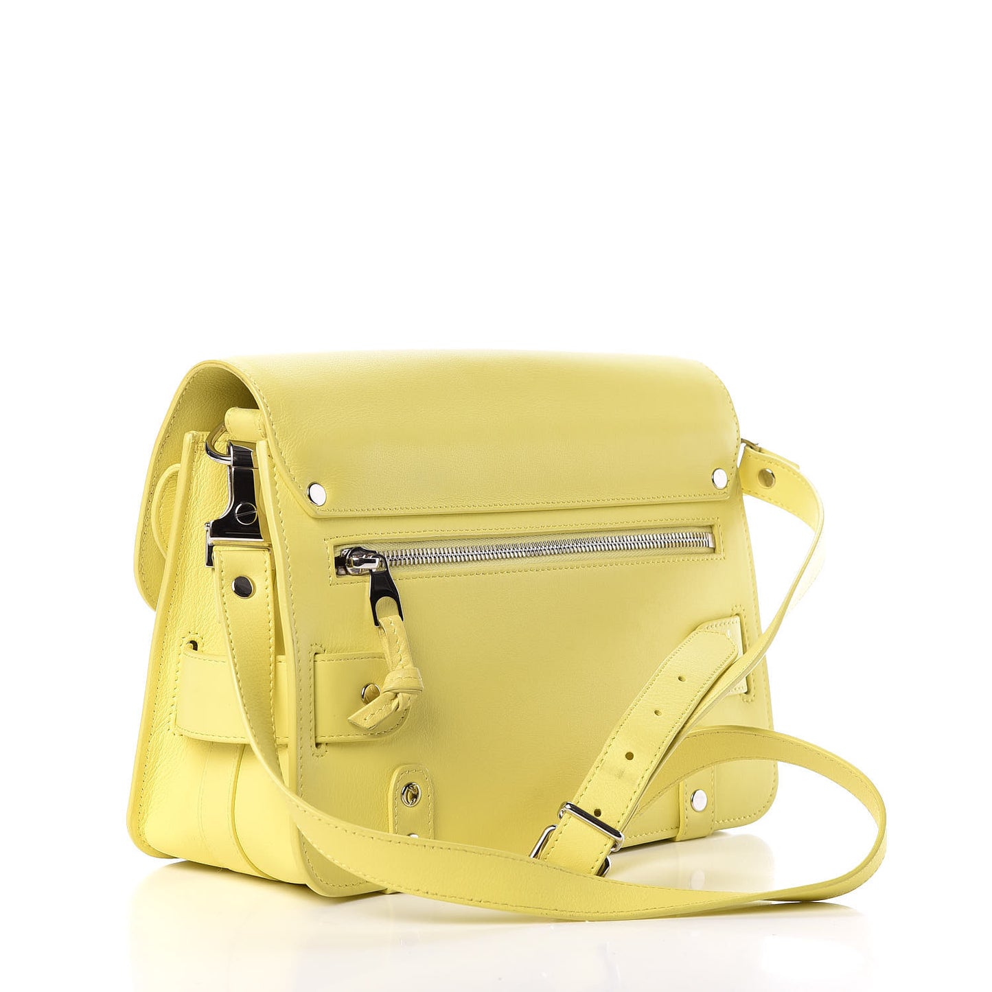 Calfskin PS11 Classic Shoulder Bag Lemon