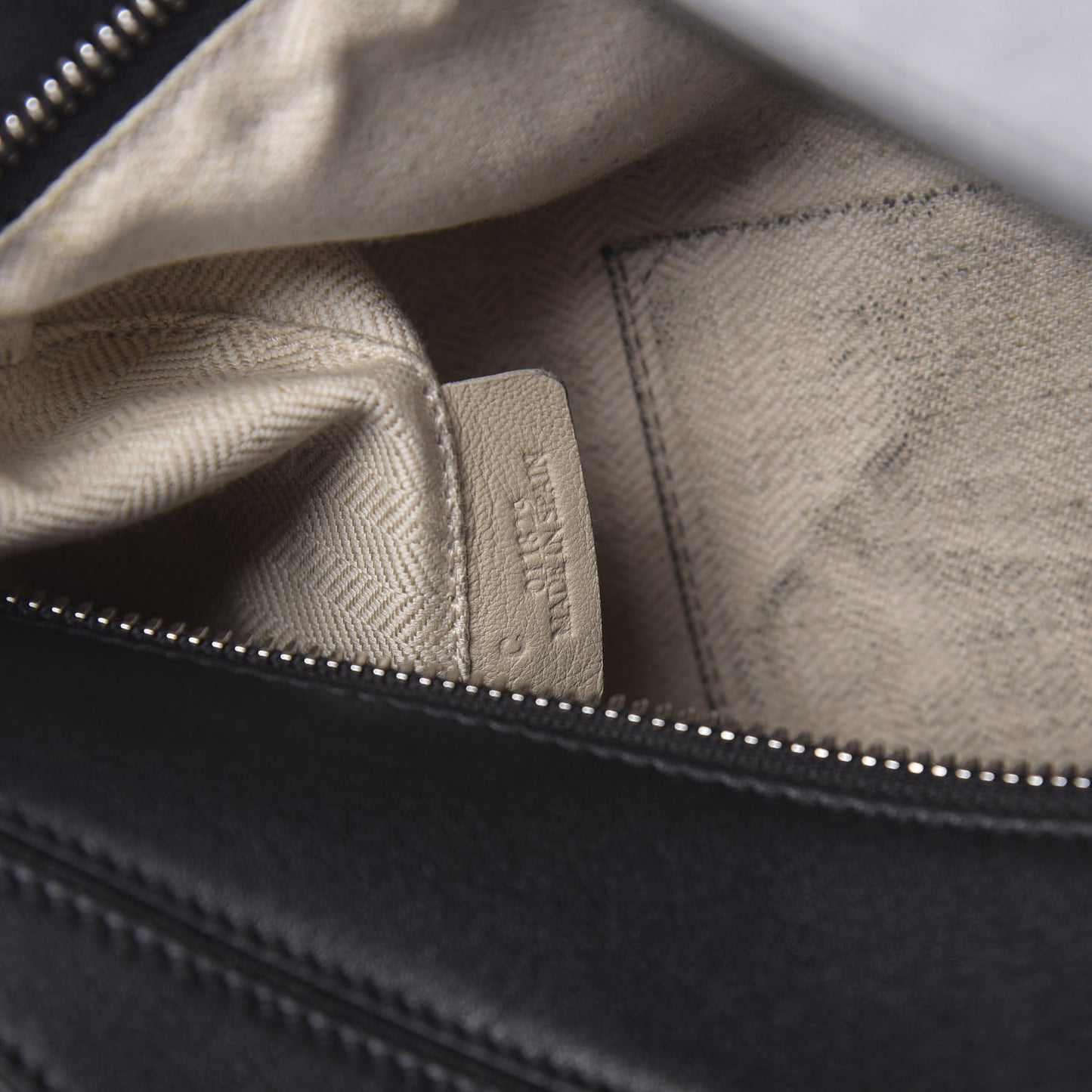 Calfskin Medium Puzzle Bag Black