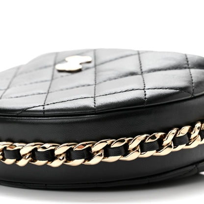 Chanel Quilted Chain Around Pouch Black 9 of 10