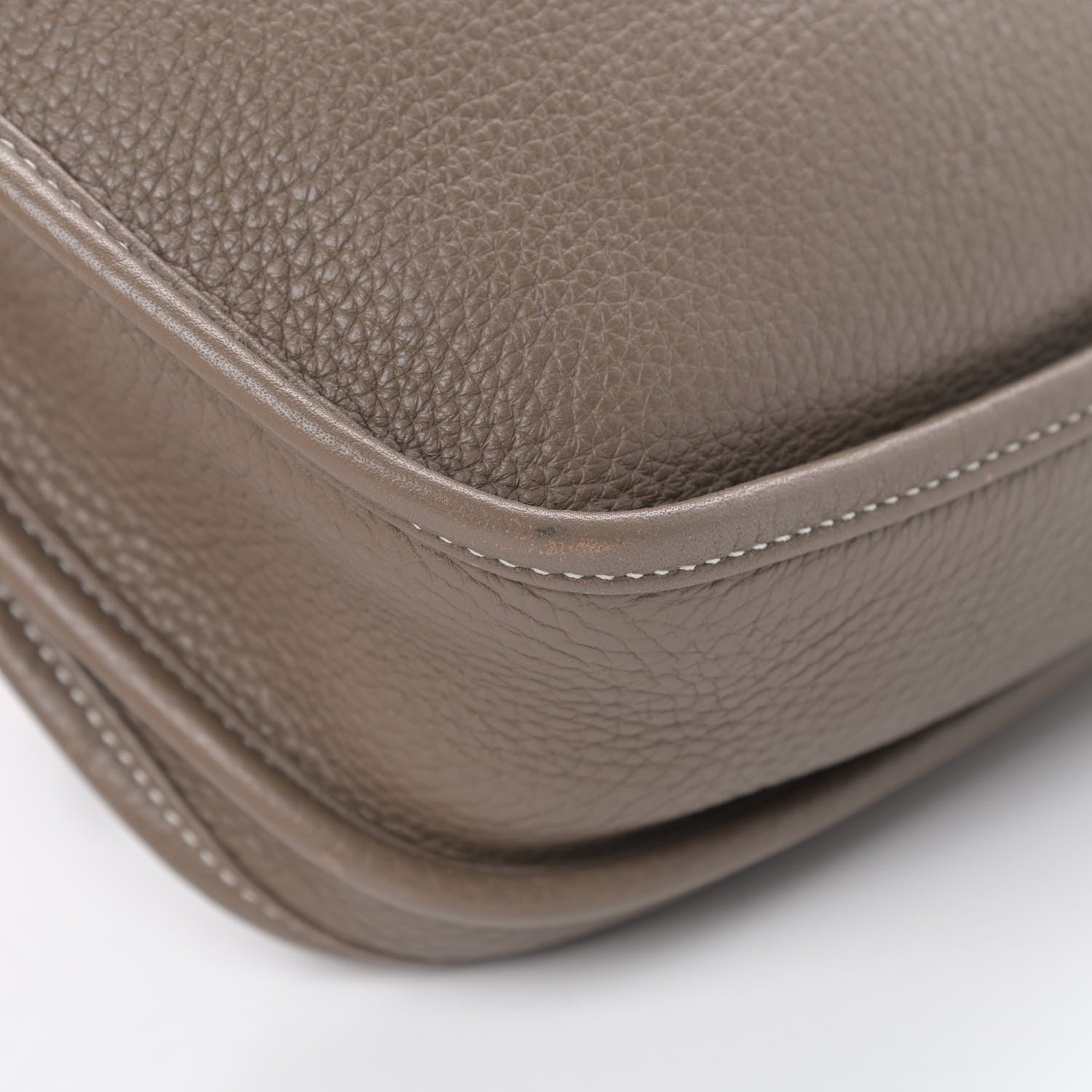 Hermes Taurillon Clemence Evelyne III PM Etoupe 9 of 15