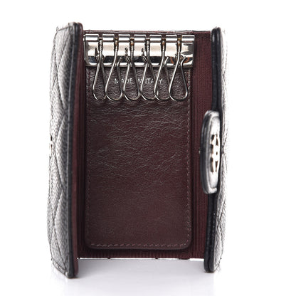 Chanel Caviar Quilted 6 Key Holder Black 5 of 12