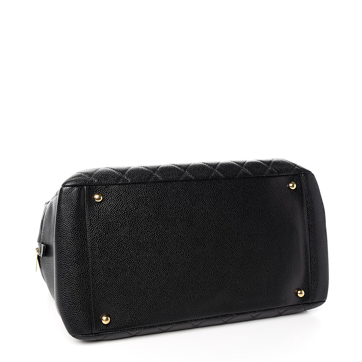 Caviar Quilted Grand Timeless Tote GTT Black