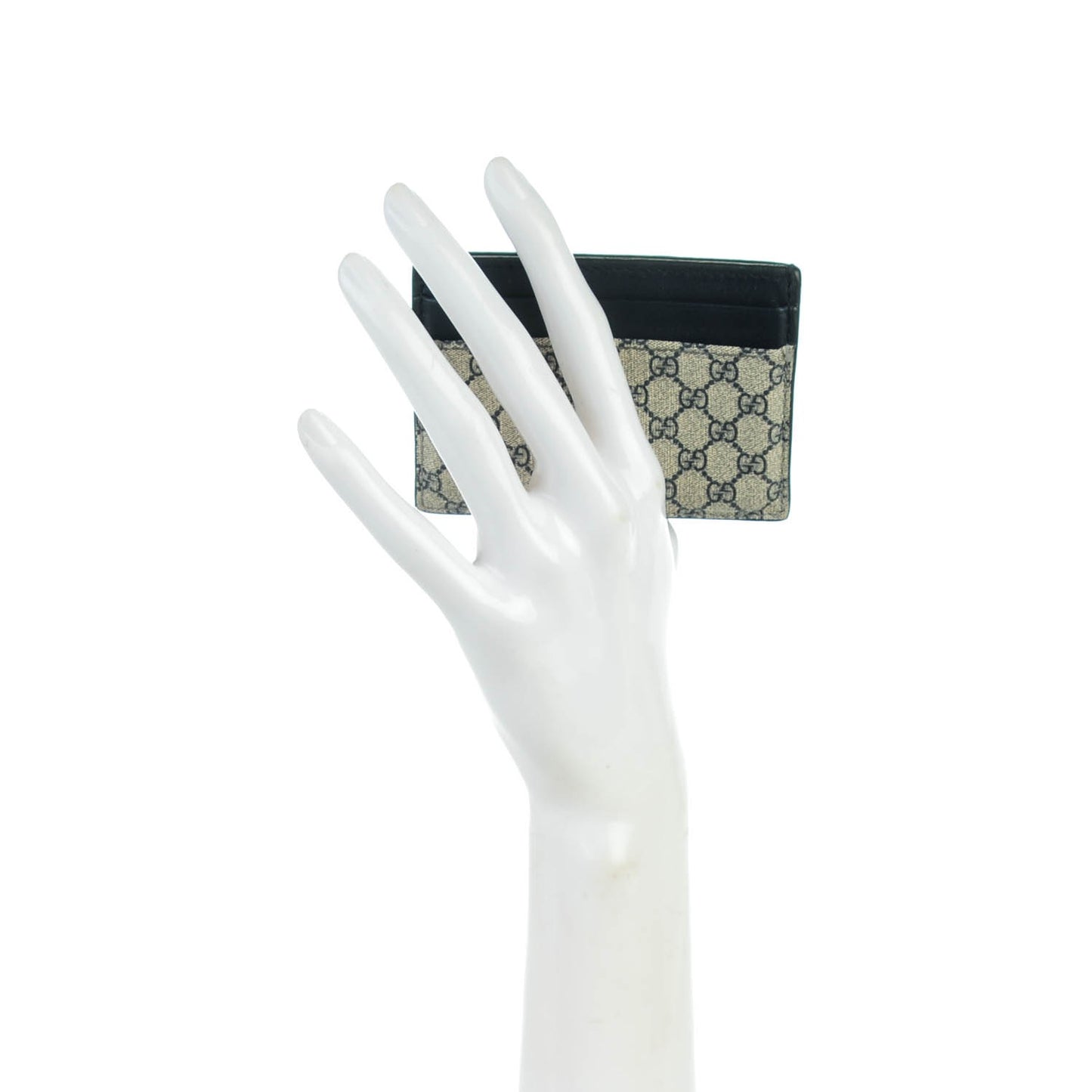 Micro GG Supreme Monogram Money Clip Navy