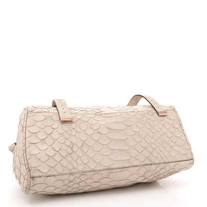 Mulberry Silky Snake Print Oversized Alexa Pebbled Beige Pink 4 of 21