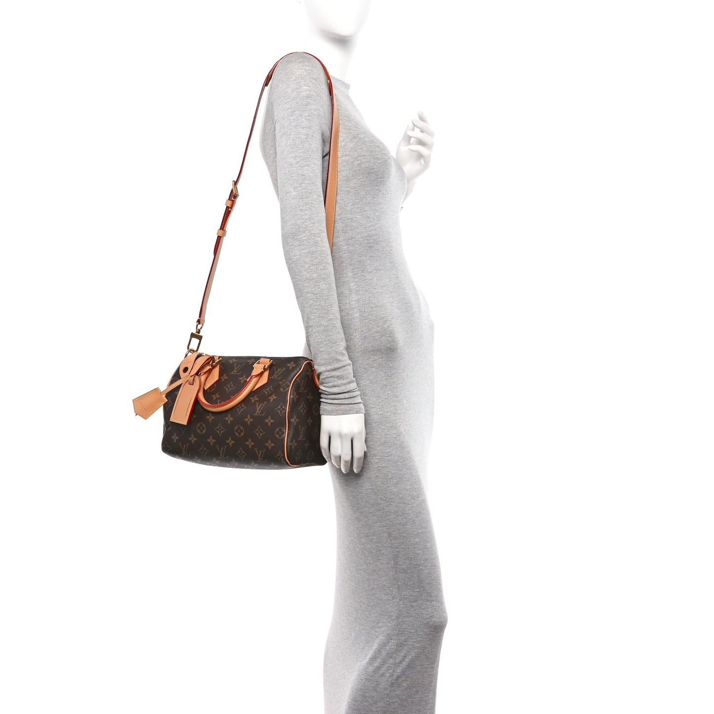 Calfskin Monogram Speedy P9 Bandouliere 25
