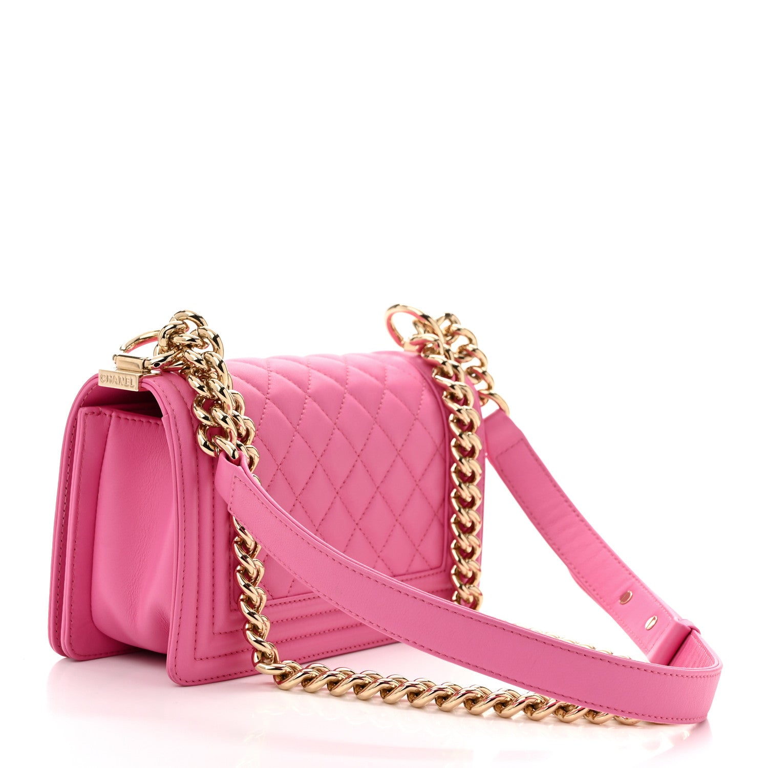 Chanel Calfskin Quilted Small Boy Flap Pink 3 of 10