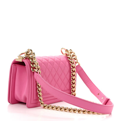 Chanel Calfskin Quilted Small Boy Flap Pink 3 of 10