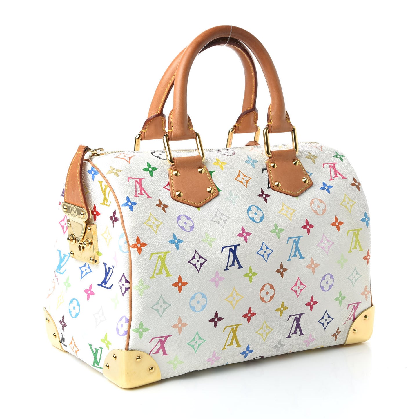 Monogram Multicolor Speedy 30 White