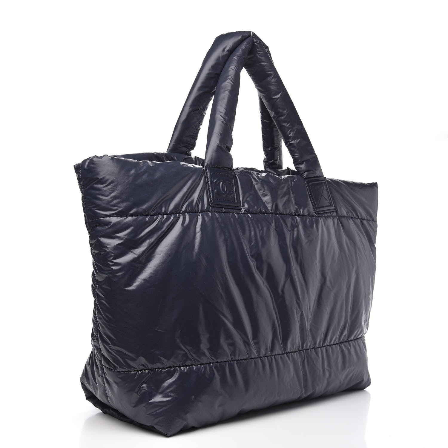 Chanel Nylon Coco Cocoon Large Reversible Tote Dark Blue 3 of 10