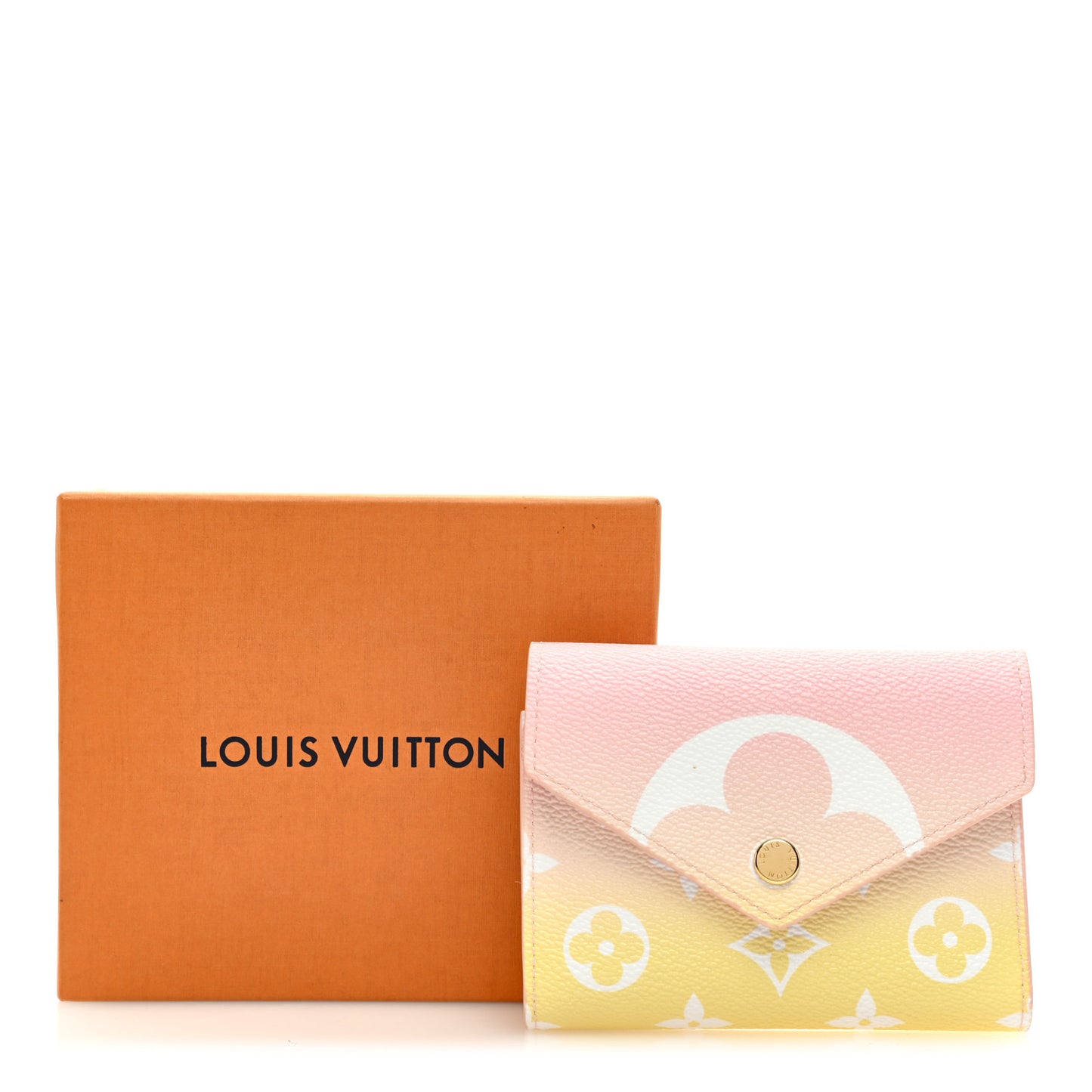 LOUIS VUITTON Monogram Giant By The Pool Victorine Wallet Light Pink