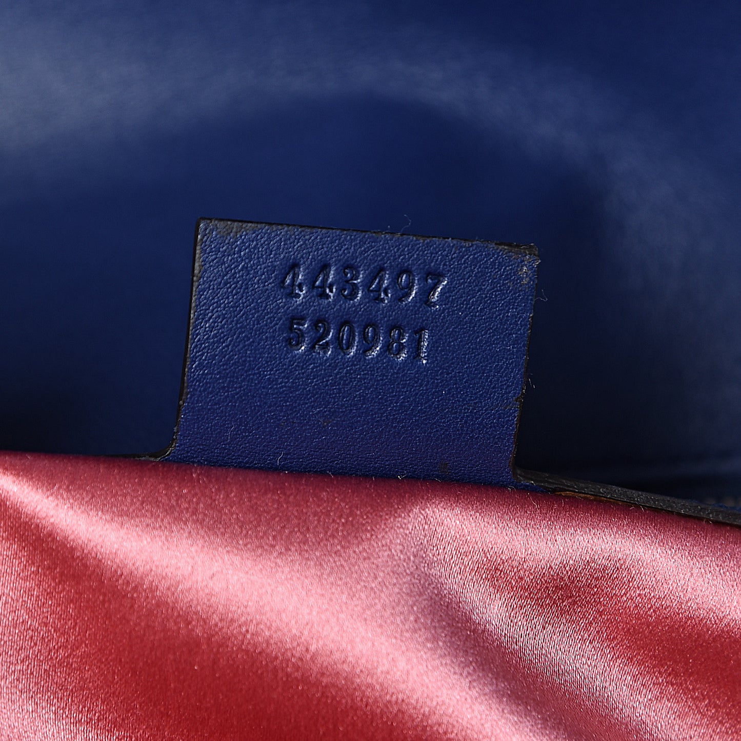 Velvet Matelasse Small GG Marmont Shoulder Bag Cobalt Blue