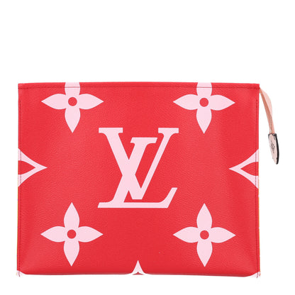 Louis Vuitton Monogram Giant Toiletry Pouch 26 Rouge 1 of 10