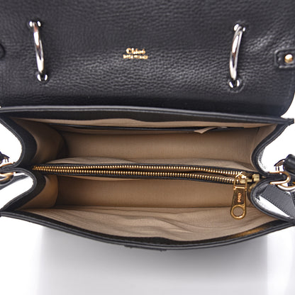 Chloe Grained Calfskin Medium Aby Day Shoulder Bag Black 8 of 14