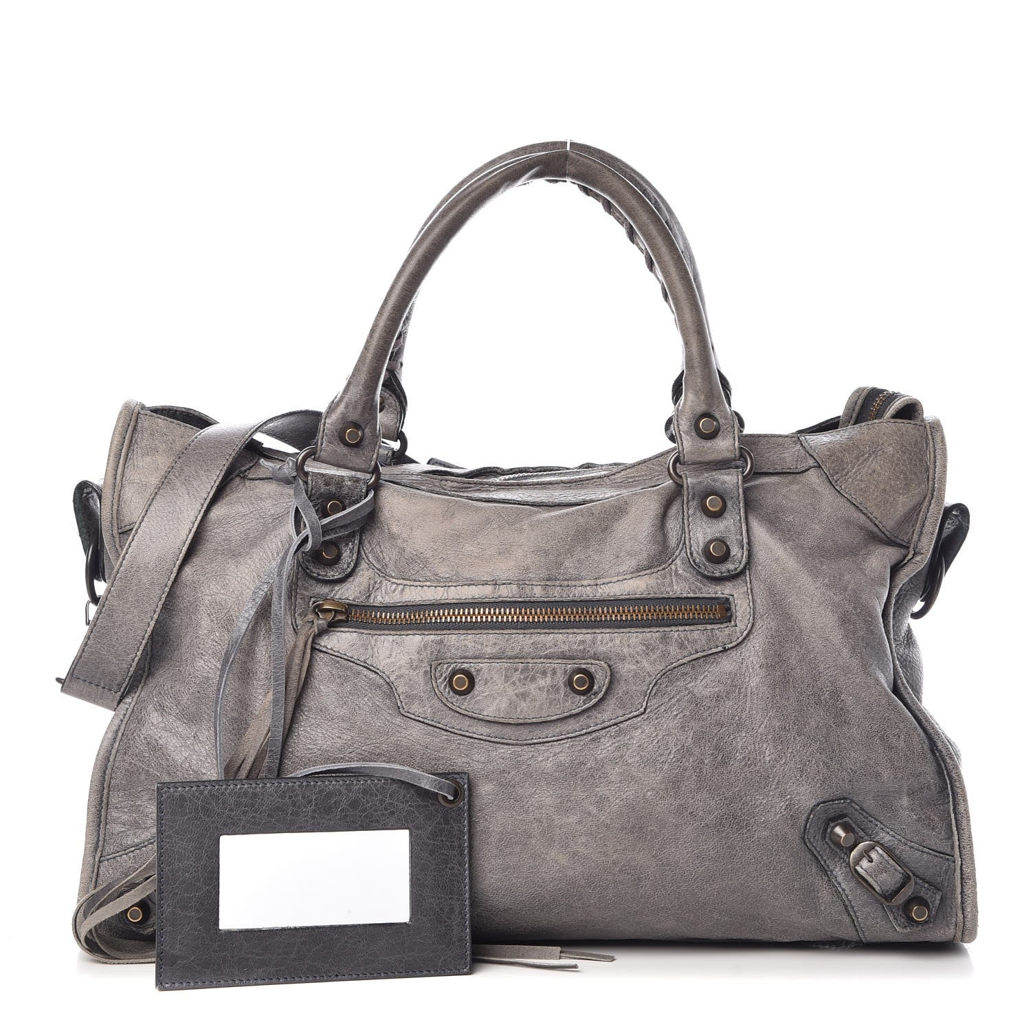 Balenciaga Agneau Classic Hardware City Anthracite 1 of 10