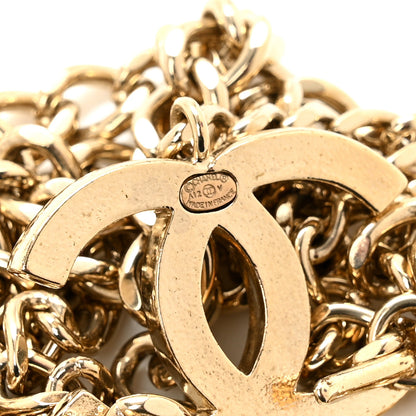 Chanel Enamel CC Chain Logo Belt Gold Black 3 of 3