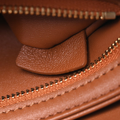 Celine Textile Natural Calfskin Teen Triomphe White Tan 12 of 18