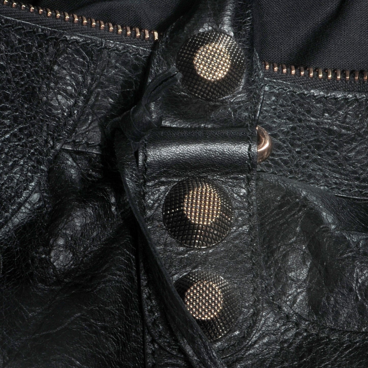 Agneau Giant 21 Rose Gold Hardware Work Black