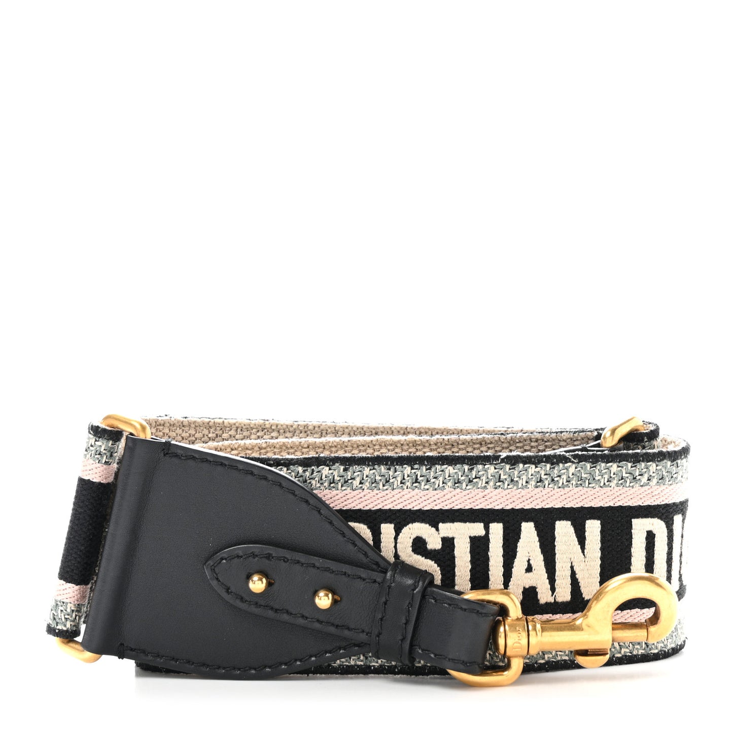 Canvas Embroidered Shoulder Strap Rose Multicolor