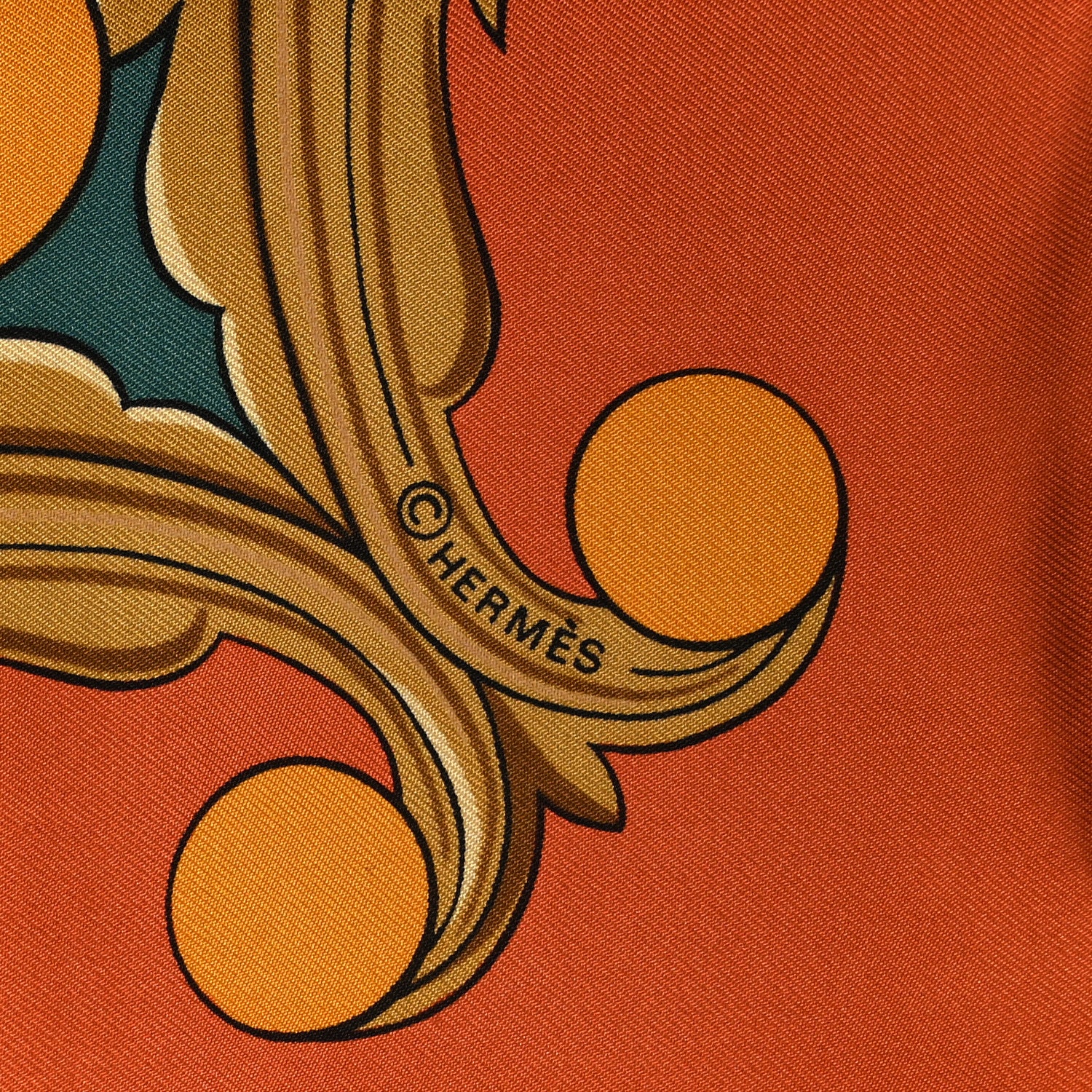 Hermes Silk Animaux Solaires Scarf 90 3 of 4
