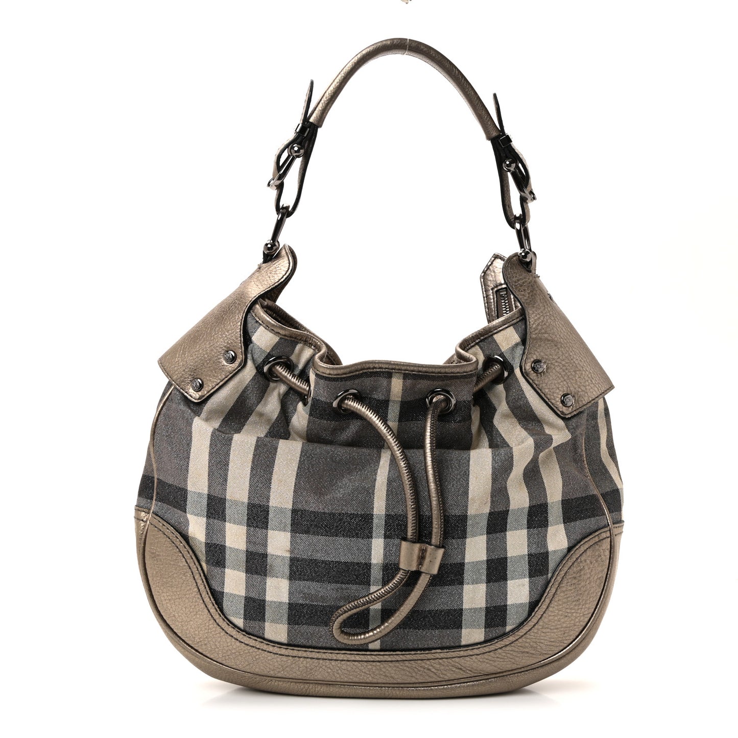 Shimmer Check Hobo Pewter
