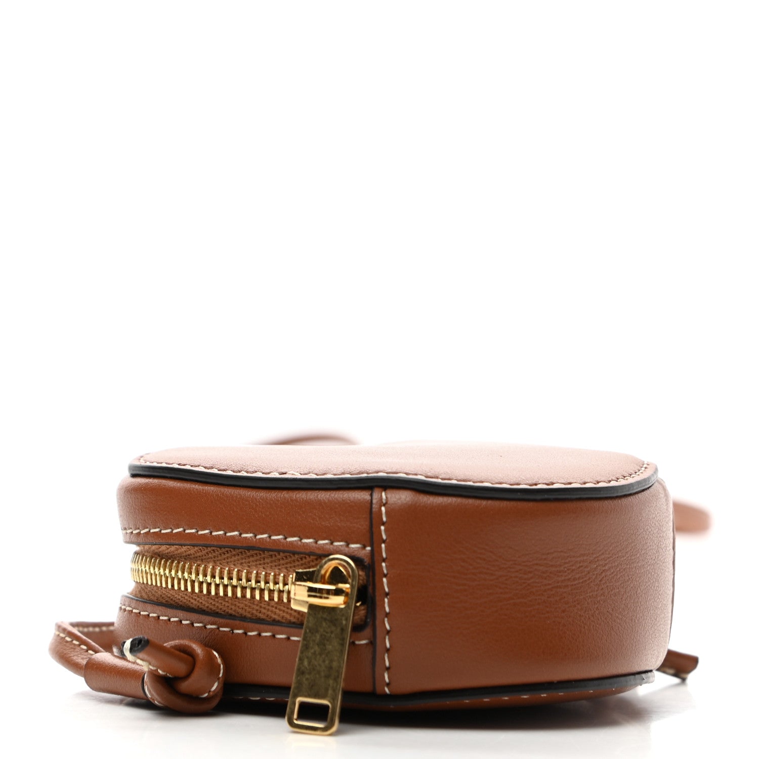 Celine Box Calfskin Micro Heart Crossbody Bag Camel 4 of 10