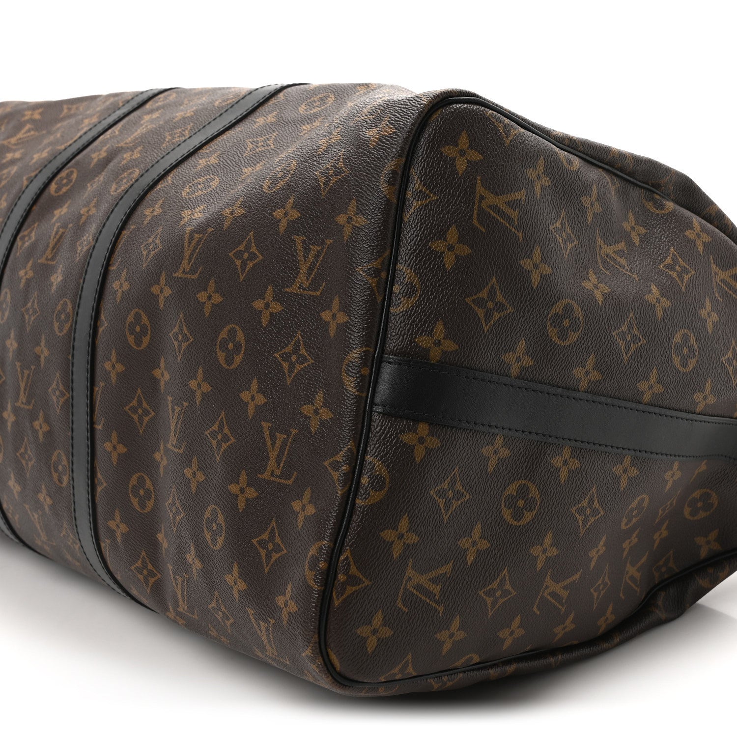 Louis Vuitton Monogram Macassar Keepall Bandouliere 55 8 of 8