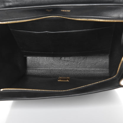 Celine Drummed Calfskin Suede Tri-color Medium Trapeze Vermillion 6 of 7