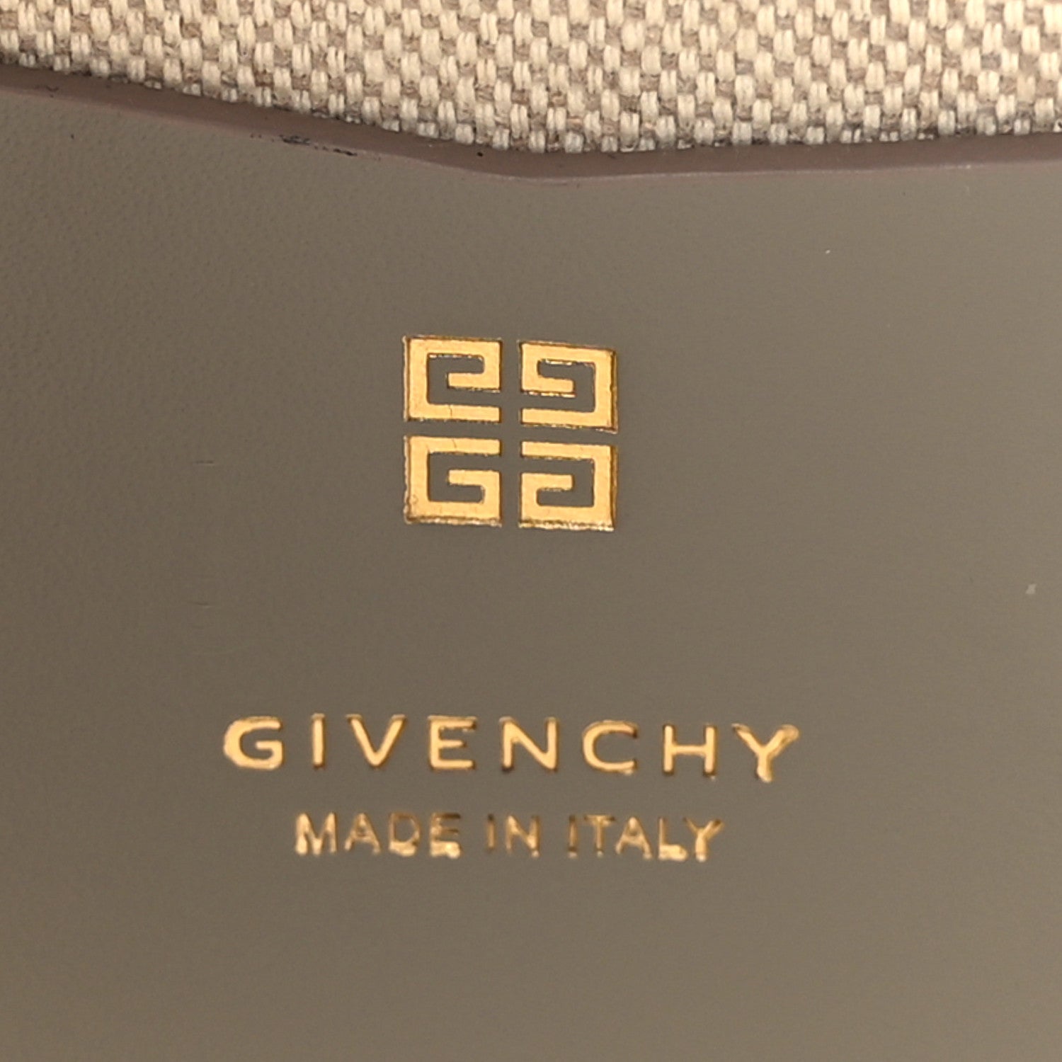 Givenchy Canvas Embroidered Small 4G Woven Chain Crossbody Stone Gray 5 of 7