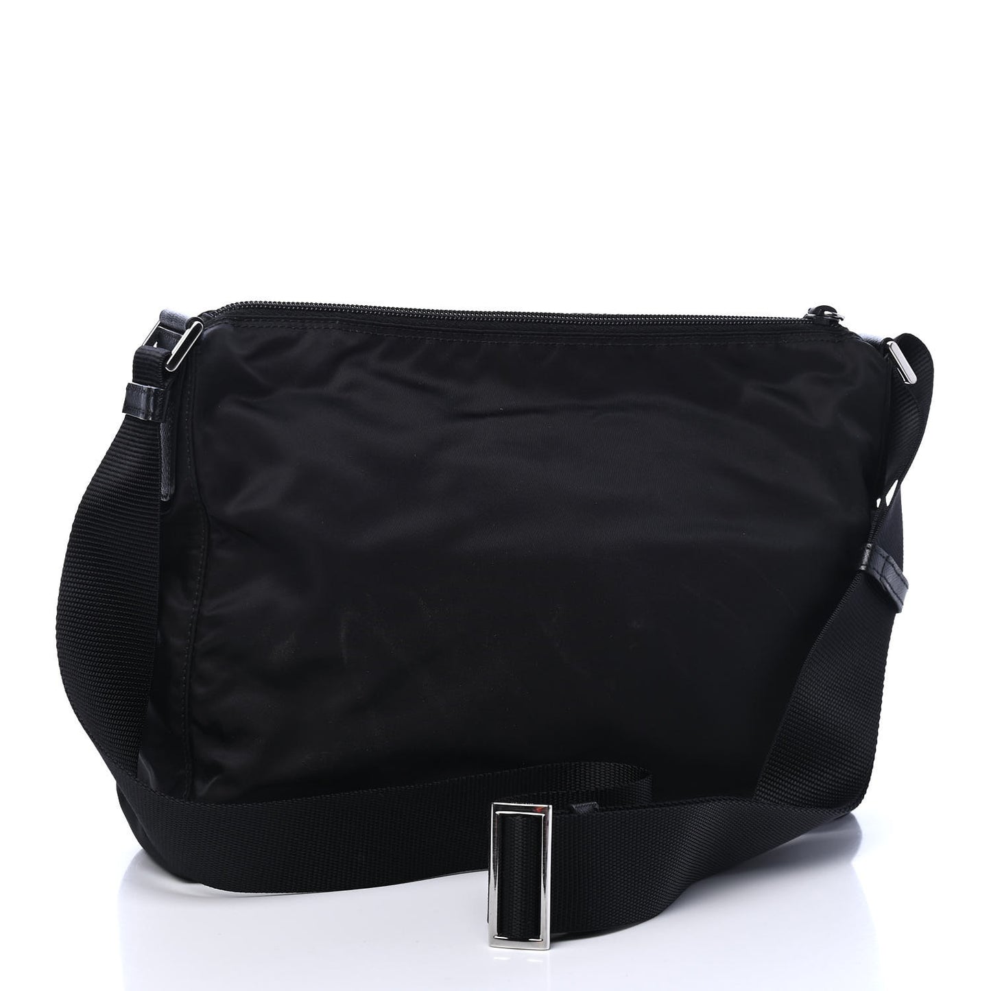 Tessuto Nylon Messenger Bag Black