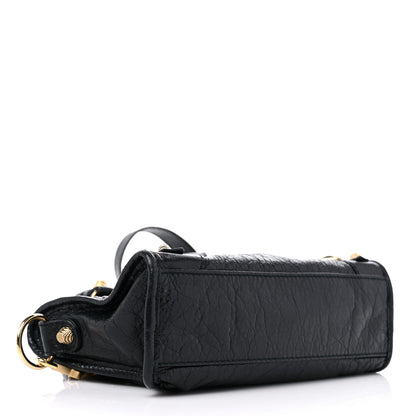 Balenciaga Agneau Giant 12 Gold Hardware Mini City Black 4 of 13