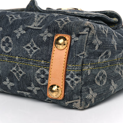 Louis Vuitton Monogram Denim Baggy PM Blue 8 of 14