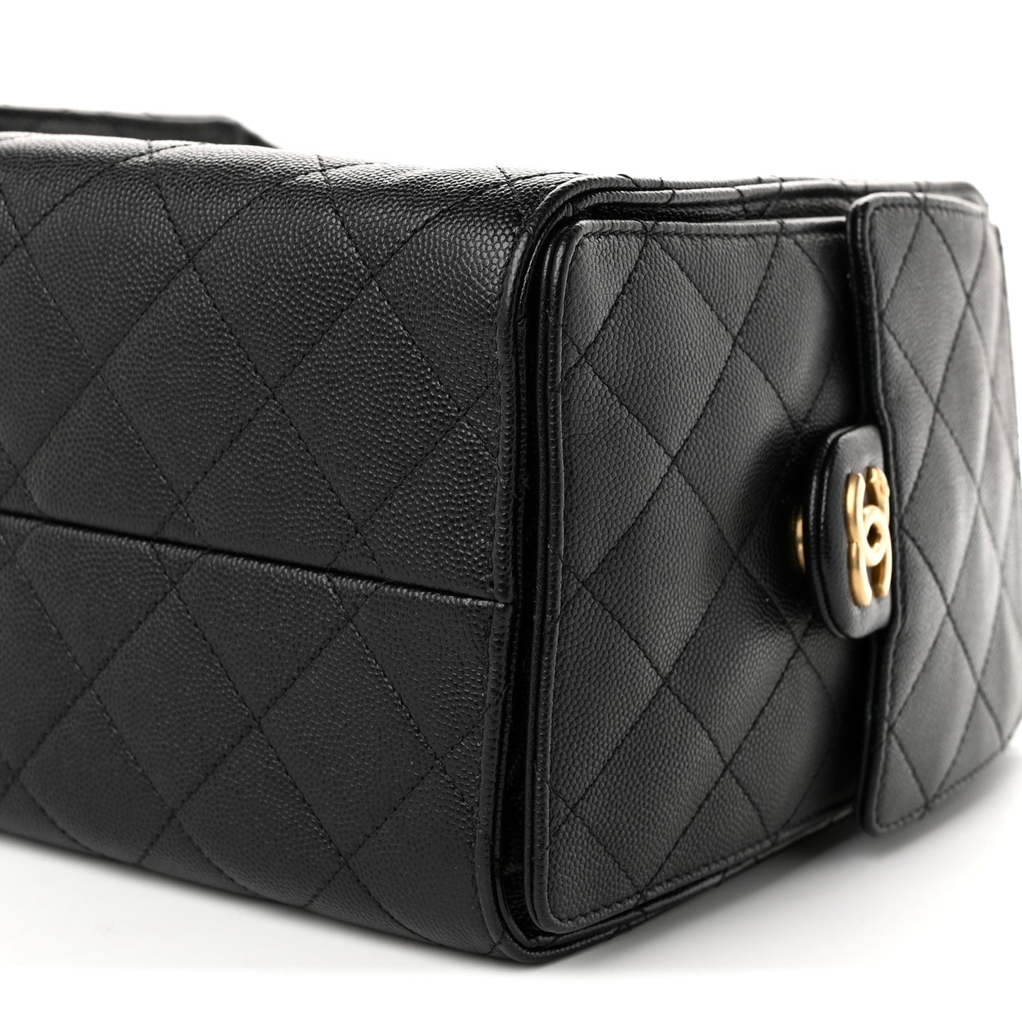 Caviar Quilted Small Chanel 25 Handbag Black