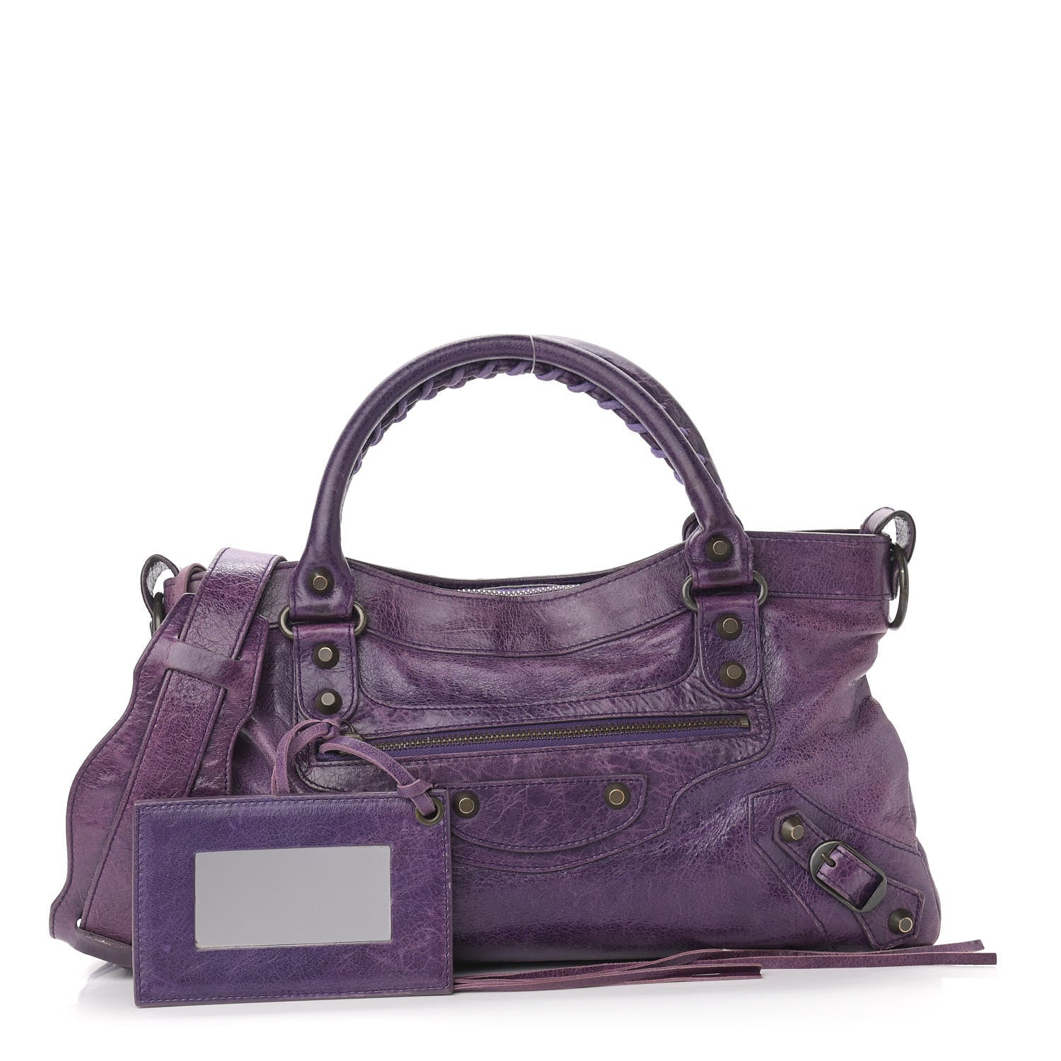 Balenciaga Agneau Classic Hardware First Raisin 1 of 9