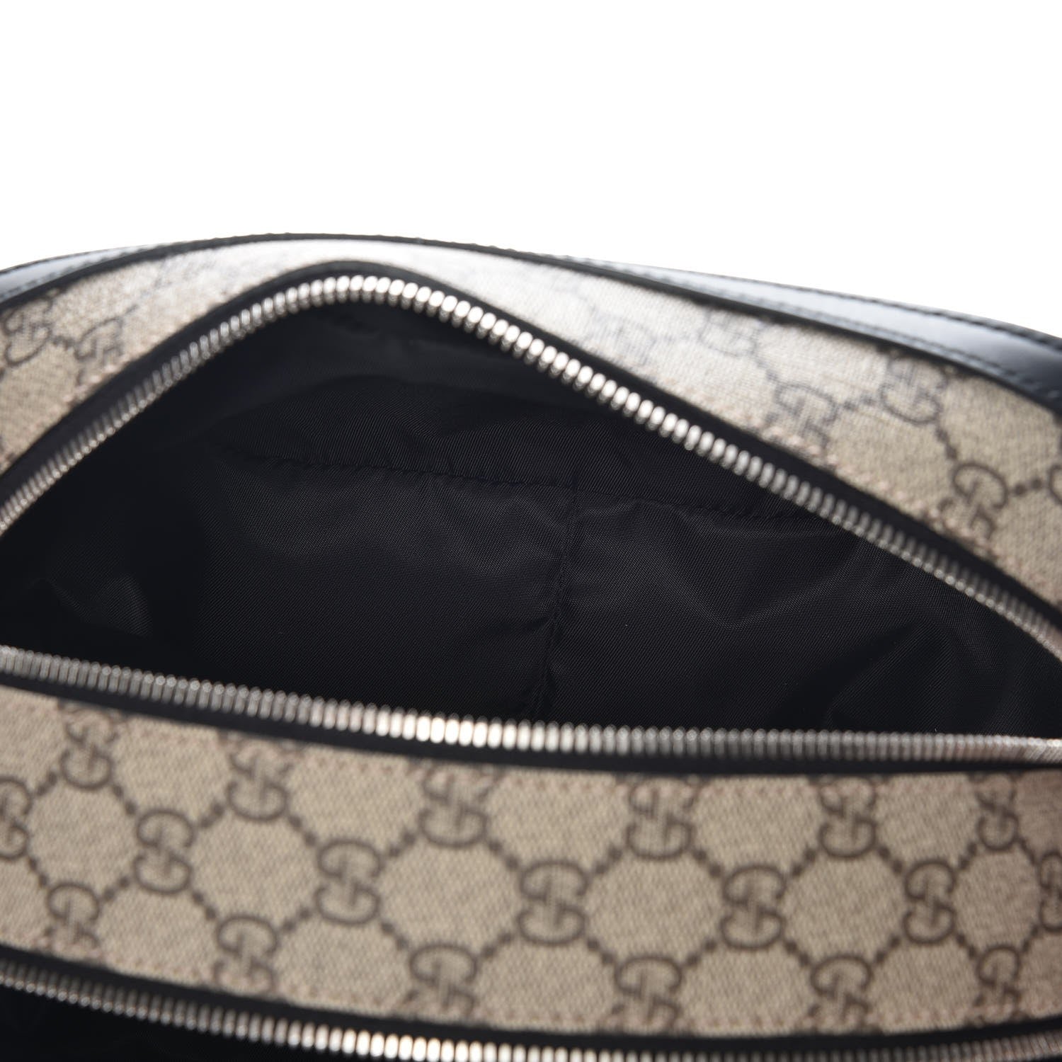 Gucci GG Supreme Monogram Toiletry Case Black 7 of 9