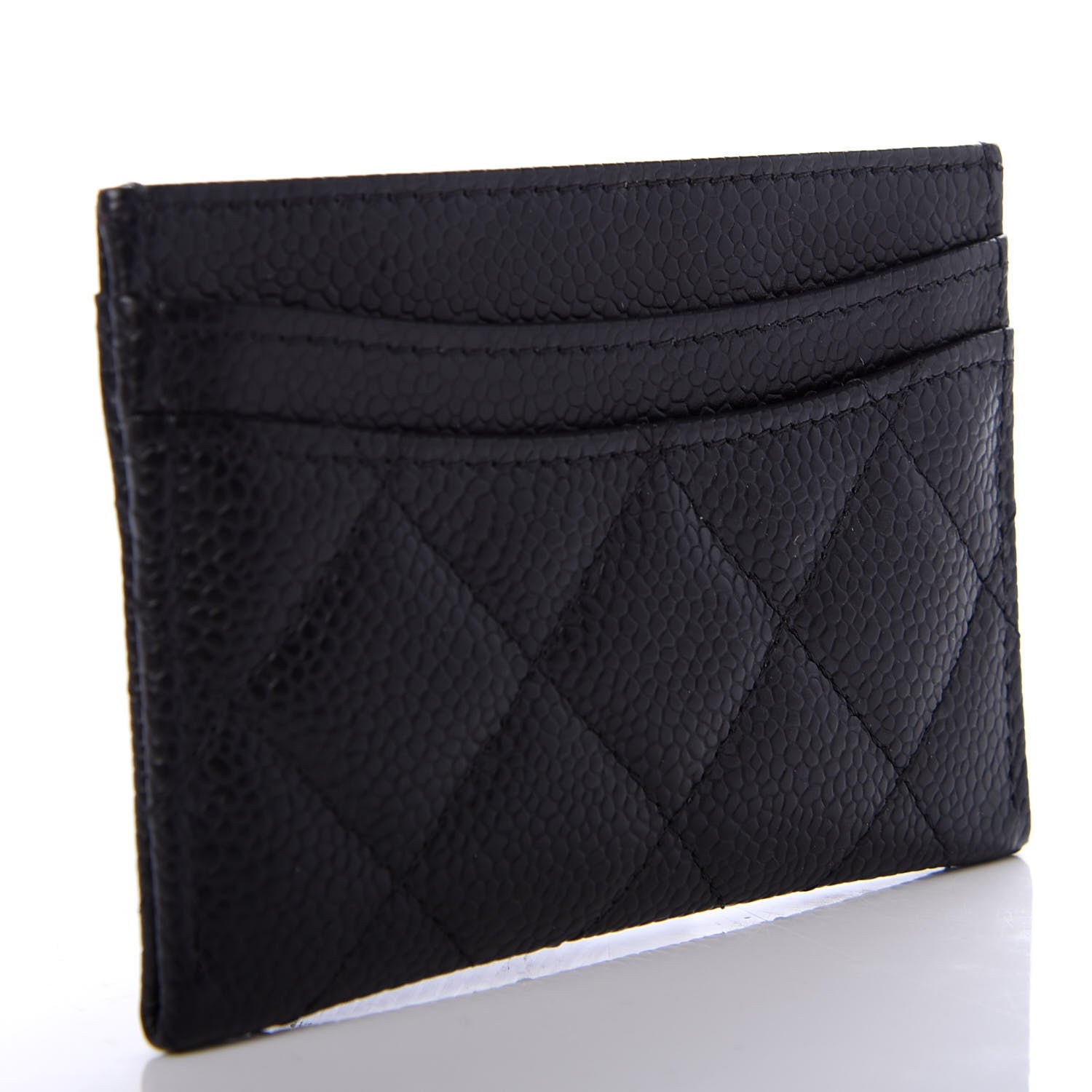 Chanel Caviar Quilted Card Holder Black 3 of 8