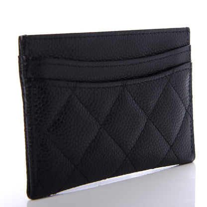 Chanel Caviar Quilted Card Holder Black 3 of 8