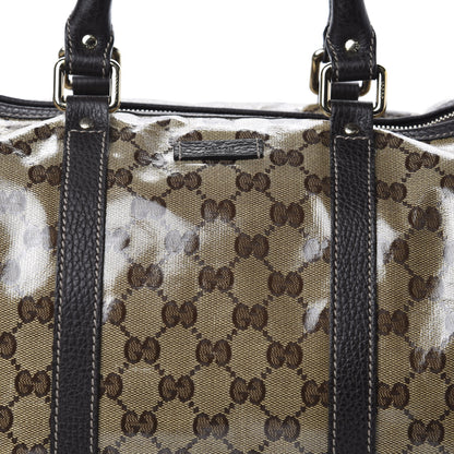 Gucci Crystal Monogram Medium Joy Boston Dark Brown 10 of 10