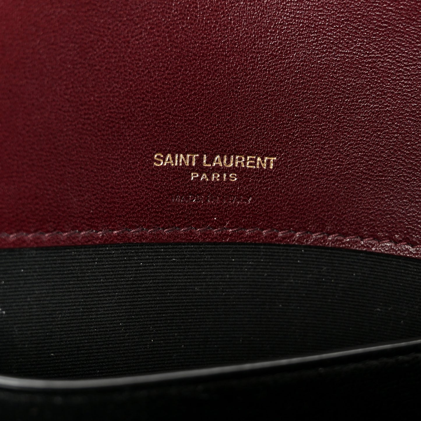 Lambskin Chevron Quilted Small LouLou Rouge Cabernet