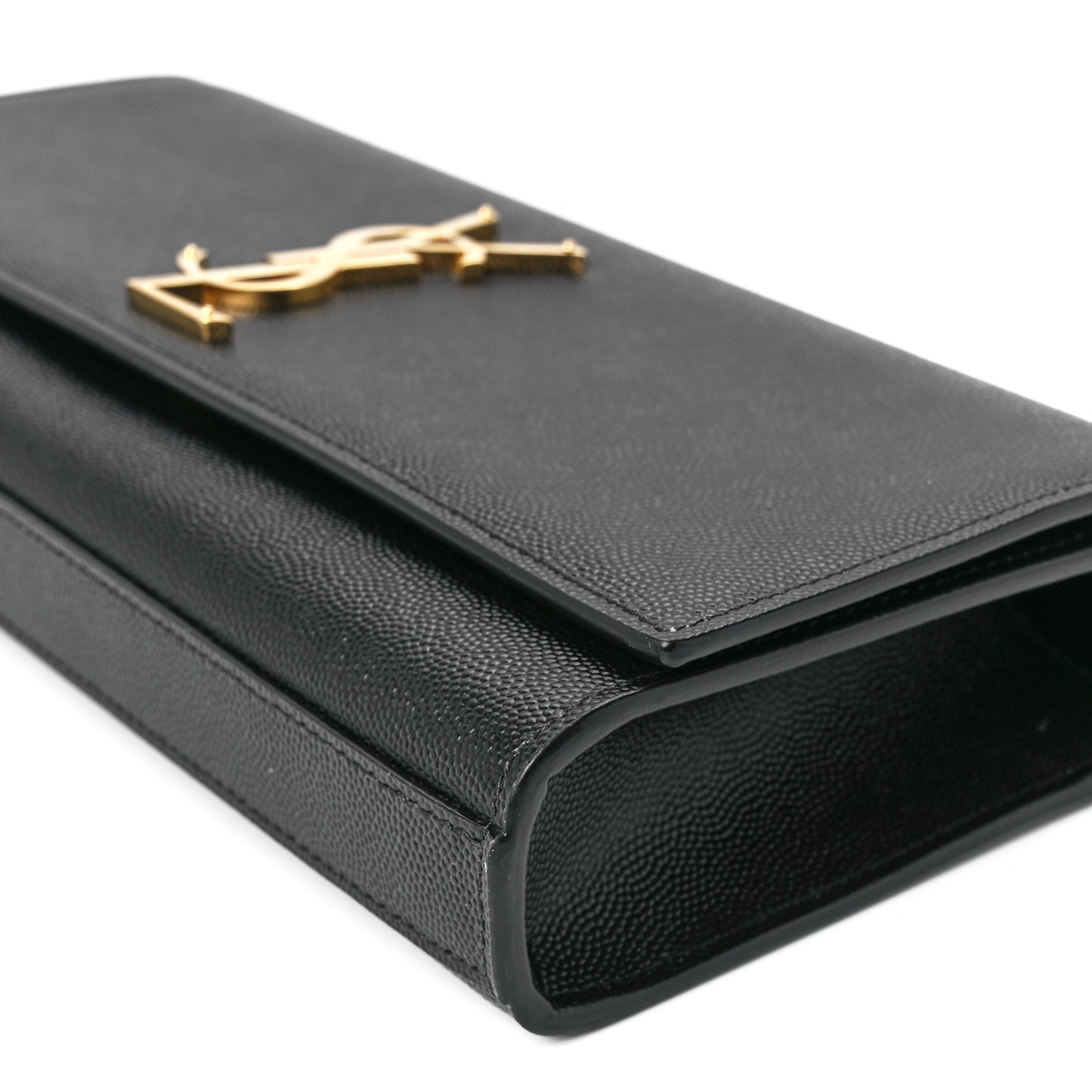 Grain De Poudre Monogram Cassandre Clutch Black
