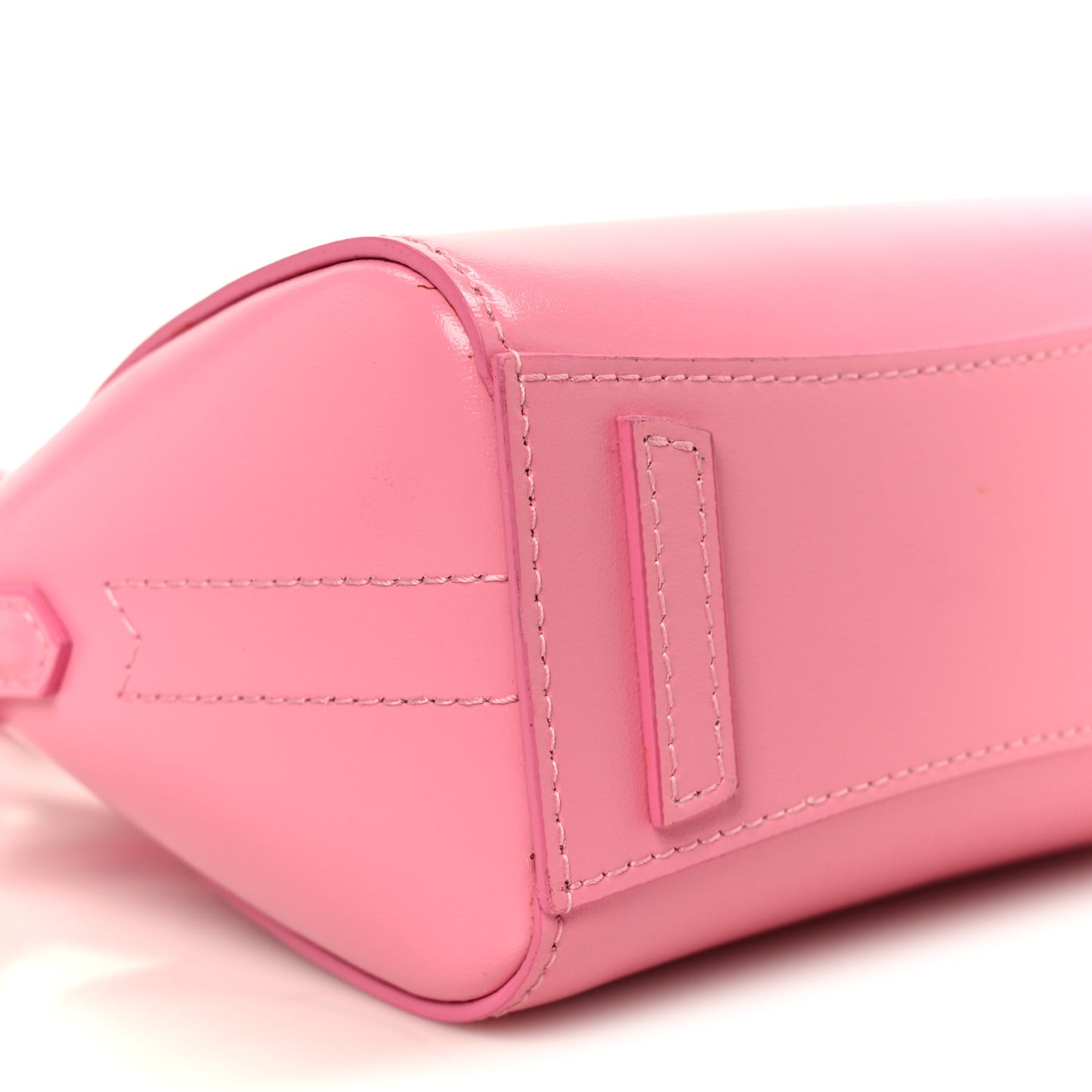 Shiny Lord Calfskin Micro Antigona Bright Pink