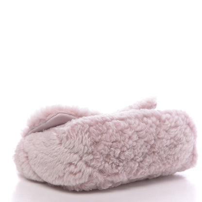 Chanel Shearling Sheepskin Medium 19 Flap Light Pink 4 of 11