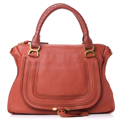 Chloe Calfskin Large Marcie Satchel Maple Leaf 1 of 9